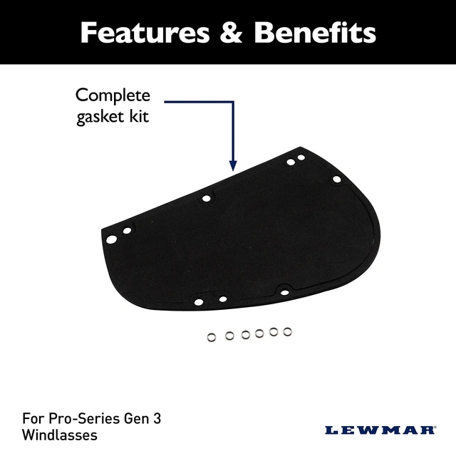 Alt view image 7 of 8 - Lewmar Pro-Series Generation 3 Gasket Kit