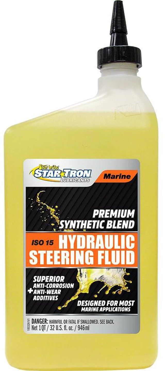Main image of Star brite Hydraulic Steering Fluid - ISO 15 Marine Synthetic Blend - 32 oz