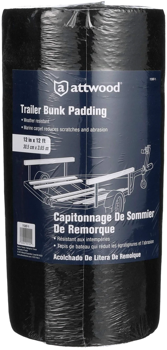 Alt view image 7 of 7 - Attwood Trailer Bunk Padding 12" x 12'