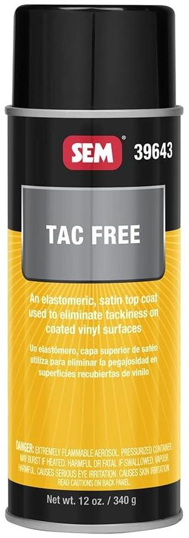 Alt view image 6 of 11 - SEM 39643 Tac Free Aerosol - 12 oz.