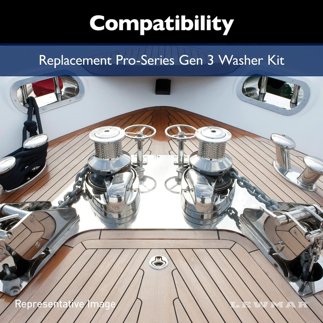Alt view image 9 of 9 - Lewmar Pro-Series Generation 3 Washer Kit