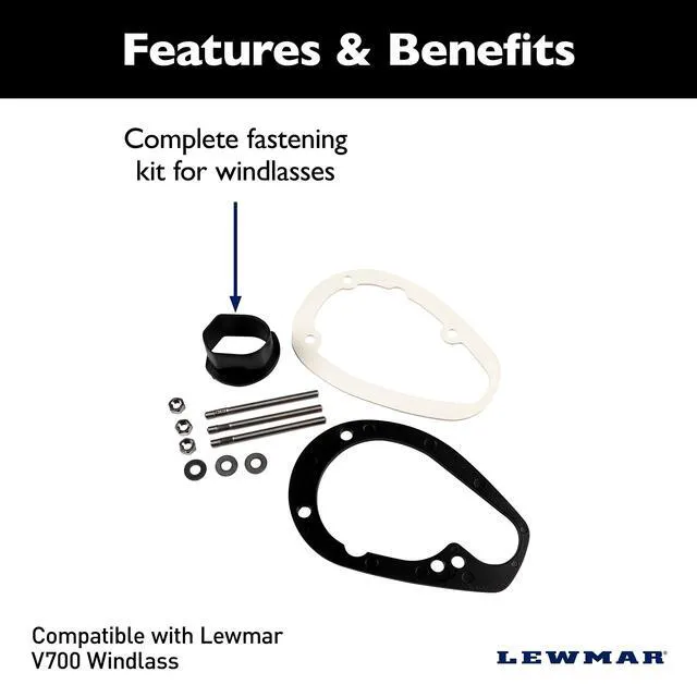 Alt view image 9 of 9 - Lewmar V700 Fastening Kit 1 (Metric)