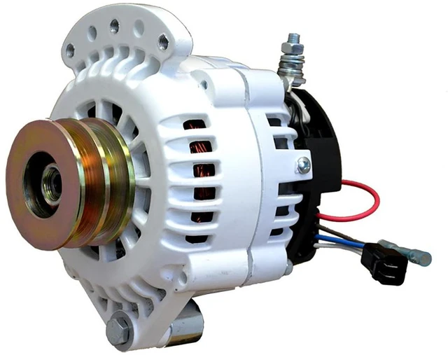 Main image of Balmar Alternator 100 AMP 12V 1-2" Single Foot Spindle Mount Dual Vee Pulley w/Isolated Ground