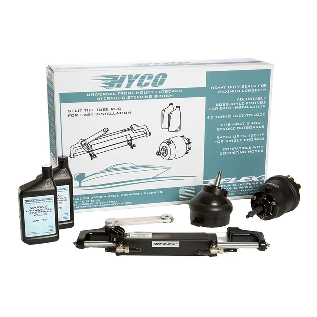 Alt view image 7 of 7 - Uflex HYCO 1.1T Front Mount OB Tilt Steering up to 150HP