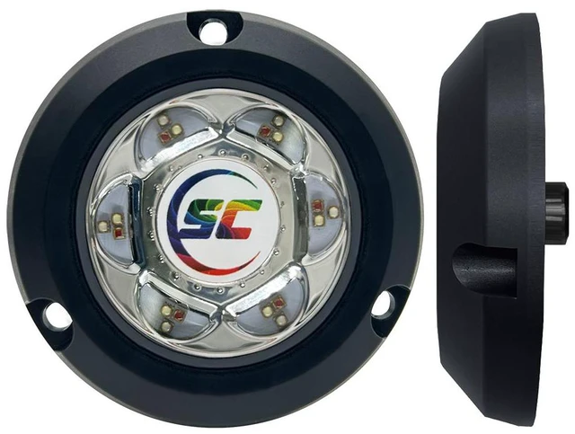 Main image of Shadow-Caster SC2 Series Polymer Composite Surface Mount Underwater Light - Full Color