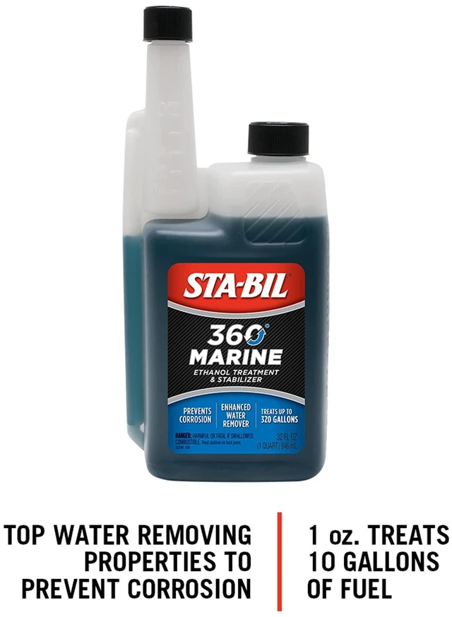 Alt view image 2 of 7 - STA-BIL 22240 Ethanol Fuel Treatment,32 fl oz Sz,Blue