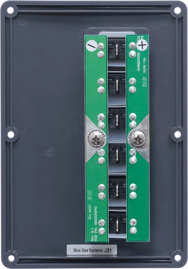 Alt view image 11 of 13 - Breaker/Switch Panel, 6 Pos., Gray