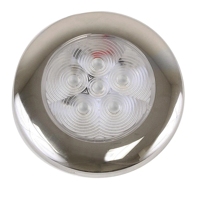 Alt view image 3 of 3 - Scandvik B3 Downlight Surface Mount - Blue - SS Trim - IP67 - 12/24V