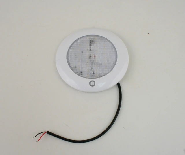 Alt view image 4 of 6 - Scandvik Slim 5" Dome Light - Warm White/Blue - 10-30V