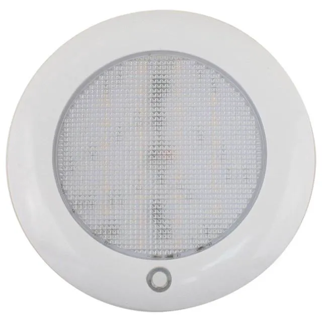 Alt view image 3 of 3 - Scandvik Slim 5" Dome Light - Warm White/Red - 10-30V