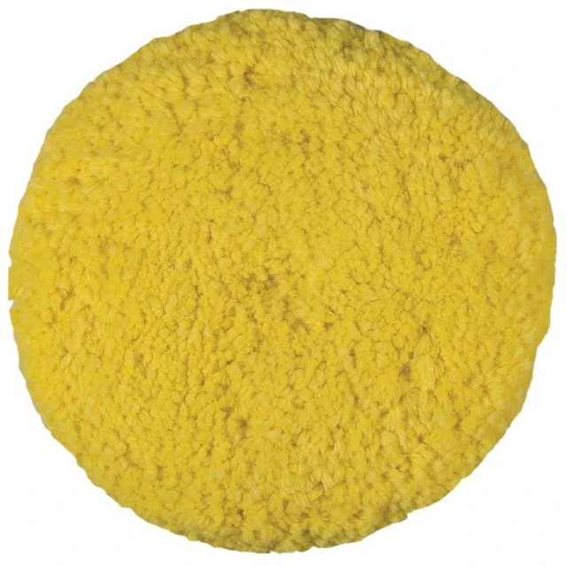 Alt view image 9 of 9 - Presta Rotary Blended Wool Buffing Pad - Yellow Medium Cut