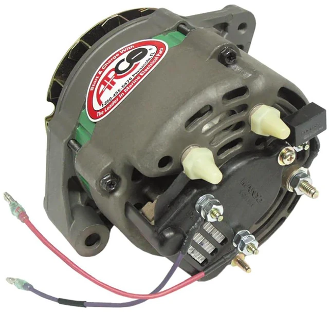 Alt view image 4 of 4 - ARCO Marine Premium Replacement Alternator w/Multi-Groove Serpentine Pulley - 12V & 65A