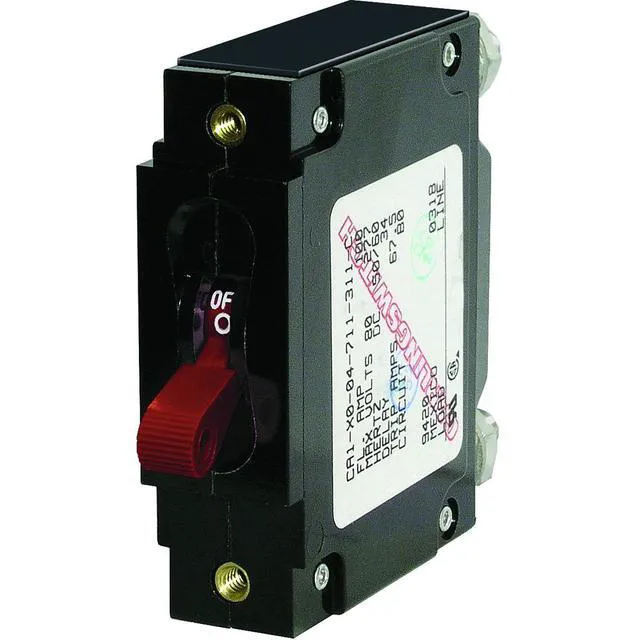 Alt view image 2 of 2 - Blue Sea Systems 7250I C-Series Ignition Protected Toggle Single Pole 100A Red