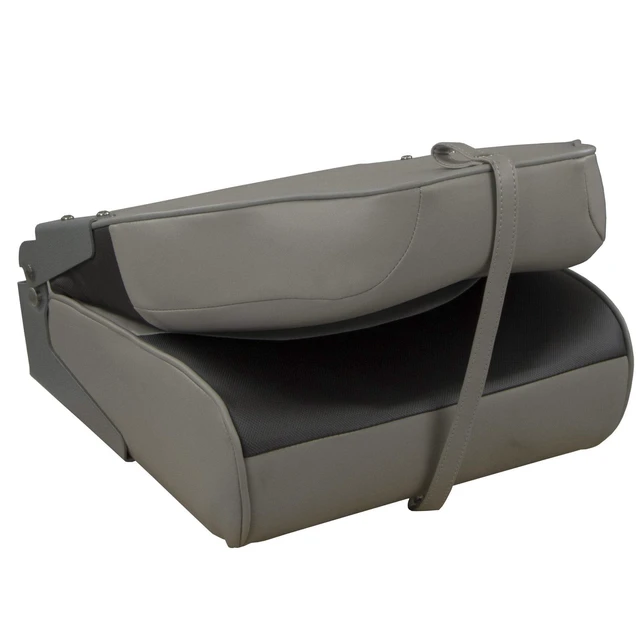 Alt view image 2 of 2 - Springfield Premium Wave Folding Seat - Grey w/Meteor Stripe