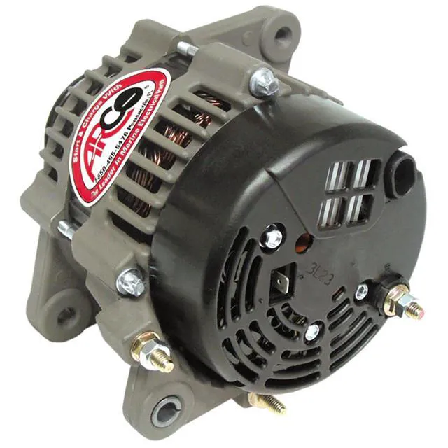 Alt view image 4 of 4 - ARCO Marine Premium Replacement Alternator w/65mm Multi-Groove Pulley - 12V 70A