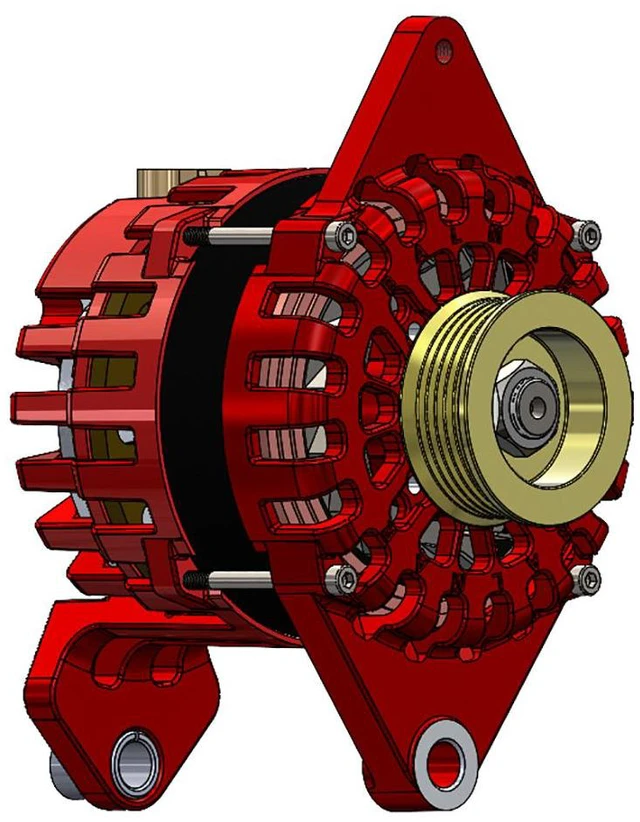 Main image of Balmar Alternator 170 AMP 12V 4" Dual Foot Saddle K6 Pulley