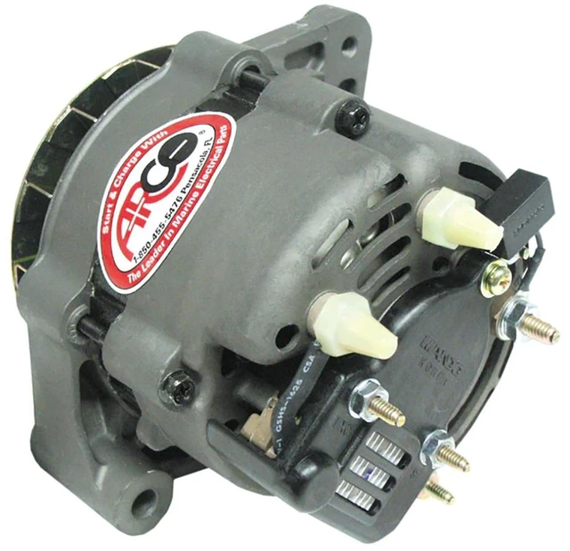 Main image of ARCO Marine Premium Replacement Inboard Alternator w/Single Groove Pulley - 12V 55A