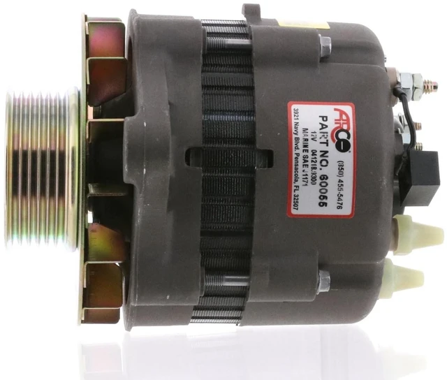 Alt view image 7 of 8 - Arco Marine 60055 Alternator
