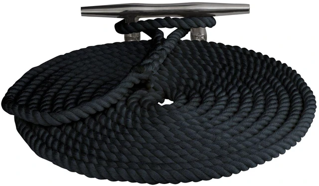 Alt view image 4 of 4 - Sea-Dog 302112030BK-1 Premium Double Braid Nylon Dock Line - 1/2" x 30', Black