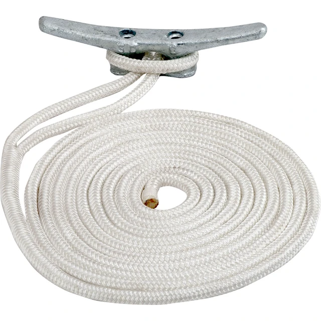 Alt view image 3 of 4 - Sea-Dog Double Braided Nylon Dock Line - 5/8" X 50', - White
