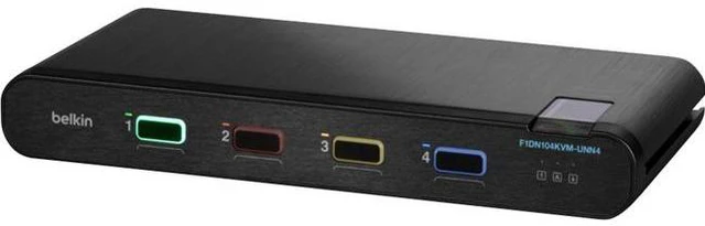Main image of Belkin Universal 2nd Gen Secure KVM Switchbox F1DN104KVMUNN4Z