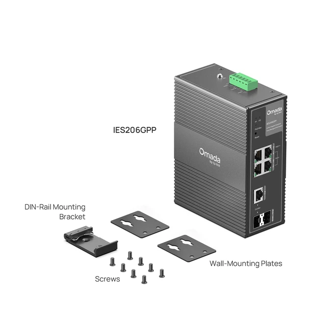 Alt view image 5 of 7 - Omada IES206GPP Ethernet Switch