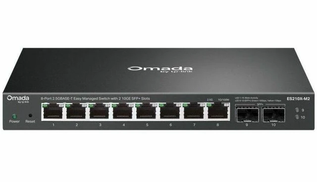 Main image of Omada 8-Port 2.5G BASE-T Easy Managed Switch with 2 10GE SFP+ Slots