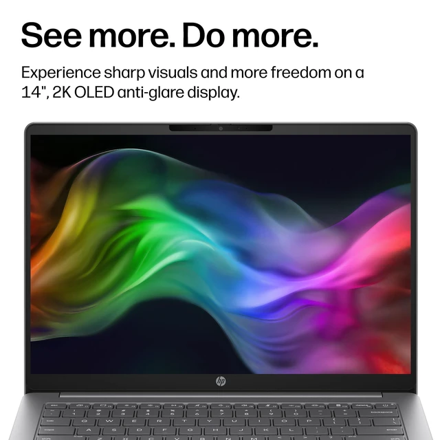 Alt view image 10 of 15 - HP OmniBook 3 Laptop Computer 14" 2K Snapdragon X 8 GB memory;256 GB SSD