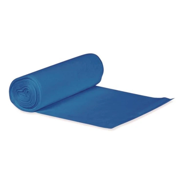 Alt view image 2 of 2 - High-Density Waste Can Liners 23 gal 14 mic 30" x 43" Blue 25 Bags/Roll 10 Rolls/Carton Z6043HXR01