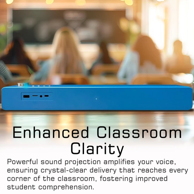 Alt view image 11 of 12 - Maxell VAS-1 2.0 Portable Bluetooth Sound Bar Speaker - 3 W RMS - Blue, Black - Floor Standing - 20 kHz - Battery Rechargeable - USB - 1
