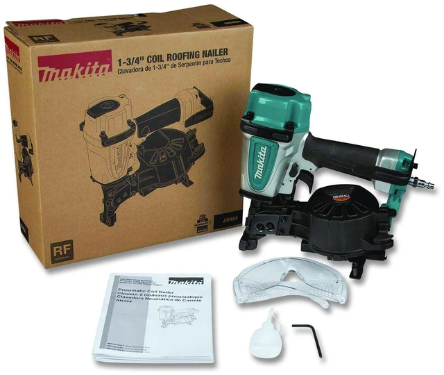 Main image of 1 3/4" Roofing Nailer Reconditioned 3/4" to 1 3/4" Nails Teal/Black/Gray AN454R