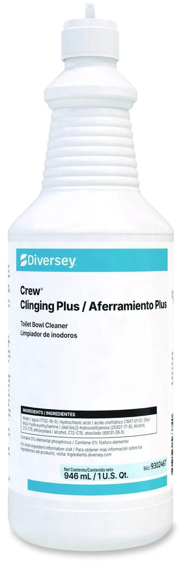 Main image of Crew Clinging Plus Toilet Bowl Cleaner 32 oz Bottle 12/Carton 9302467