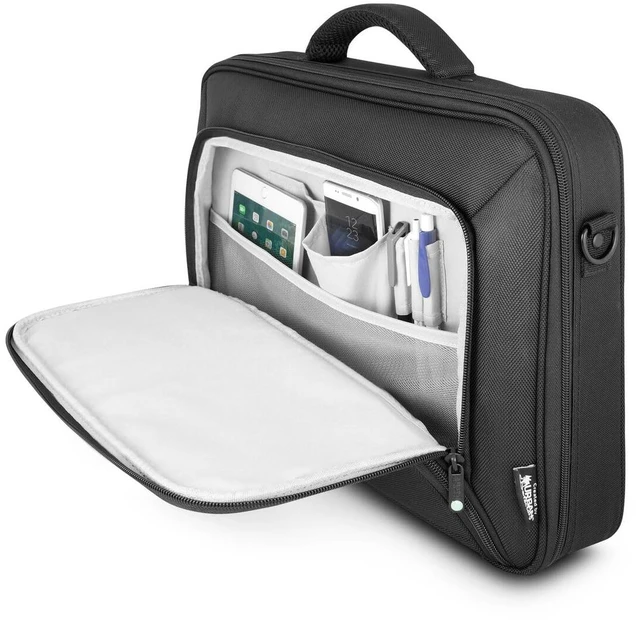Alt view image 13 of 14 - Urban Factory MIXEE MXC17UF Carrying Case for 17.3" Document, Tablet, Notebook, Accessories, Power Supply, Smartphone, AC Adapter - Black