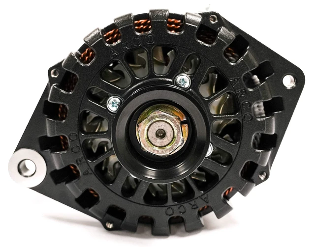 Alt view image 2 of 4 - ARCO Marine Zeus A275L 3.15 Alternator w/Case Ground (Common Rail) & Terminal Block
