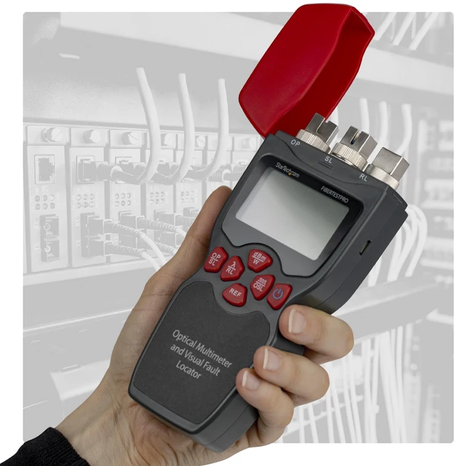 Alt view image 5 of 6 - FIBER OPTIC CABLE TESTER LIGHT POWER METER/FAULT LOCATOR
