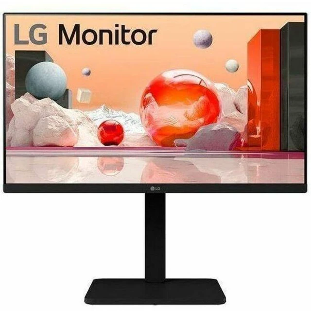 Alt view image 7 of 10 - LG 24BA450-B 24" Class Full HD LED Monitor - 16:9 - 23.8" Viewable - In-plane Switching (IPS) Technology - LED Backlight - 1920 x 1080 - 16.7 Million Colors - 200 Nit - 5 ms - Speakers - HDM