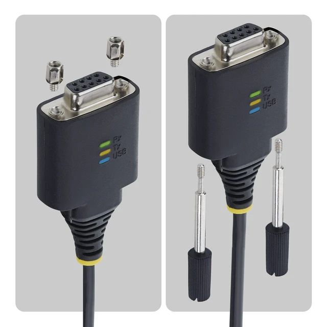 Alt view image 3 of 5 - USB-C TO RS-232 NULL MODEM ADAPTER FOR SERIAL DEVICES - FTDI CHIPSET SUPPORTS DR