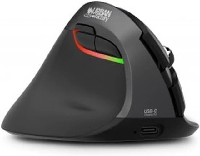 Alt view image 3 of 4 - Urban EPL20UF Factory Ergonomic Vertical Mouse Left-handed Bluetooth 5 & 2.4ghz
