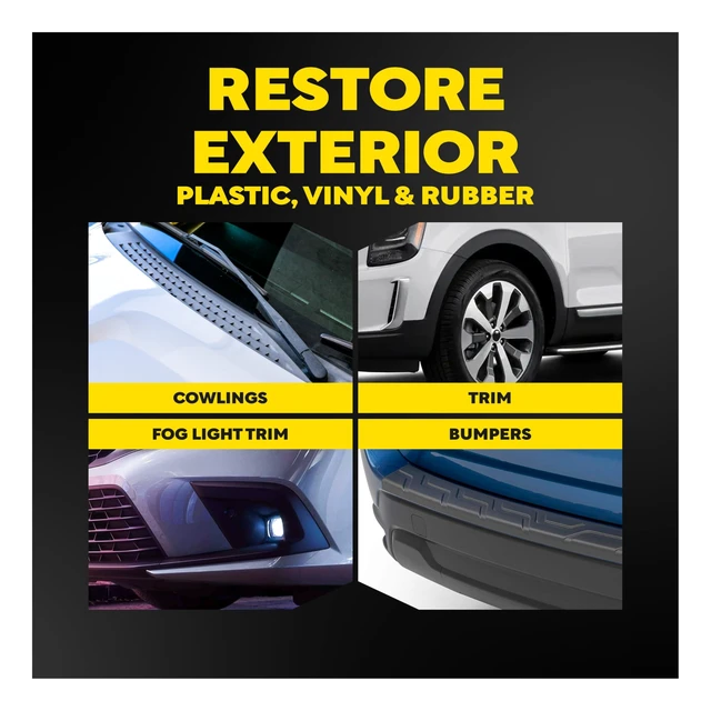 Alt view image 3 of 7 - Meguiar's Ultimate Black Plastic Restorer - 16oz