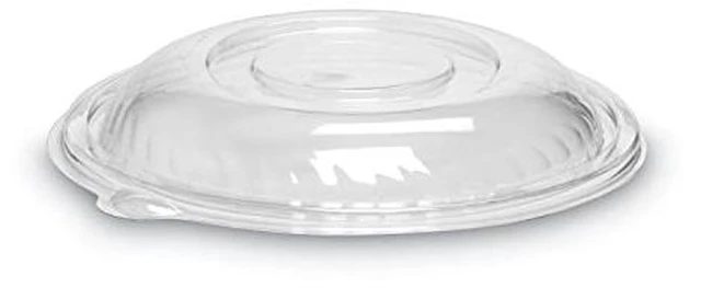 Alt view image 2 of 2 - Caterline Pack n' Serve Plastic Lids Dome Lid 10" Diameter x 1.38" h Clear 25/Carton APB80DM