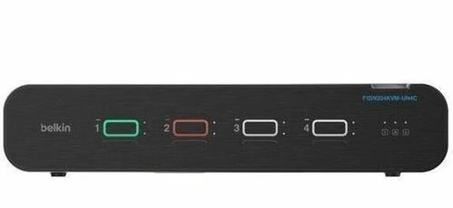 Main image of Belkin Universal 2nd Gen Secure KVM Switchbox F1DN204KVMUN4C