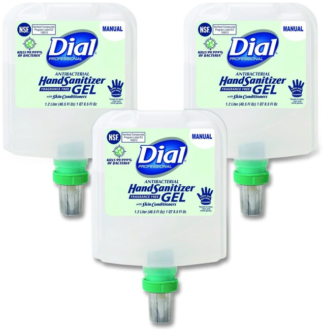Main image of Antibacterial Gel Hand Sanitizer Refill for Dial 1700 Dispenser 1.2 L Refill Fragrance-Free 3/Carton 19711