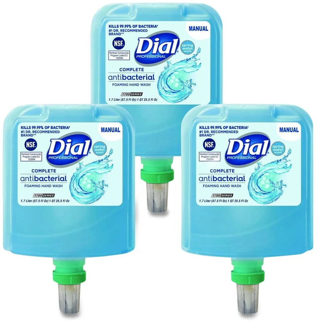 Main image of Antibacterial Foaming Hand Wash Refill for 1700 V Dispenser Spring Water Scent 1.7 L 3/Carton 1700019693