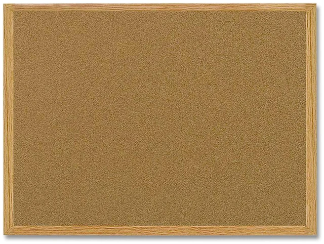 Main image of MasterVision Earth Cork Board 36 x 24 Natural Surface Oak Wood Frame SB0420001233
