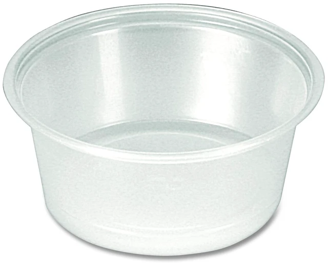 Main image of Portion Cups 1.5 oz Plastic Clear 250/Sleeve 10 Sleeves/Carton PPC150