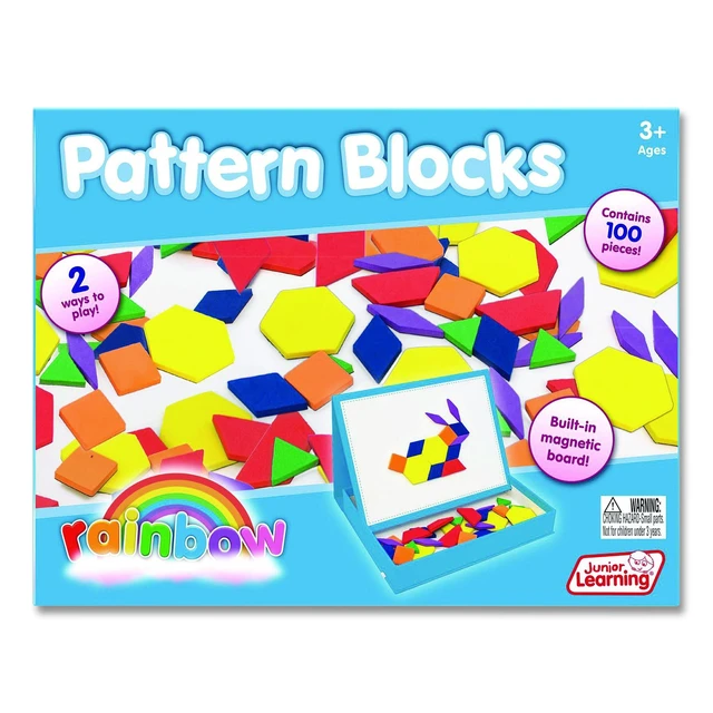 Alt view image 8 of 9 - JUNIOR LEARNING RAINBOW PATTERN BLOCKS