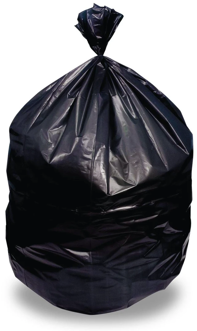 Main image of Linear Low Density Can Liners 56 gal 1.5 mil 46' x 50" Black 100/Carton H9250AK