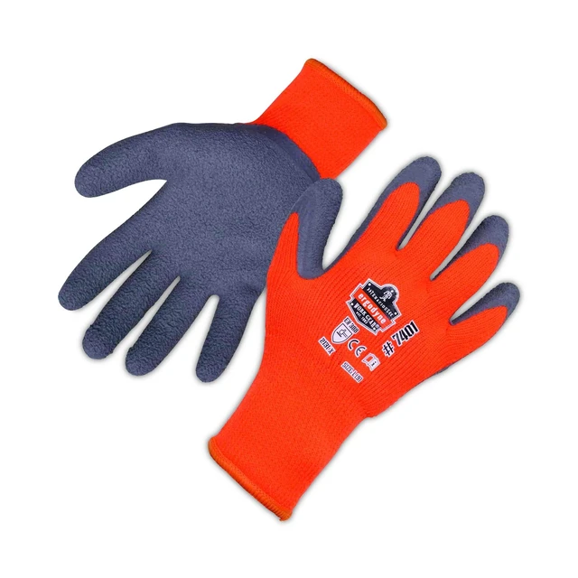 Main image of ProFlex 7401-CASE Coated Lightweight Winter Gloves EN388: 2131X 9" Long X-Large Orange Pair 17625