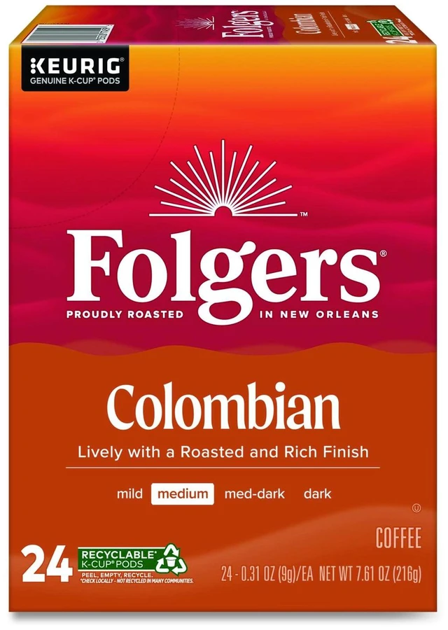 Main image of 100% Colombian Coffee K-Cups 24/Box 5000363990