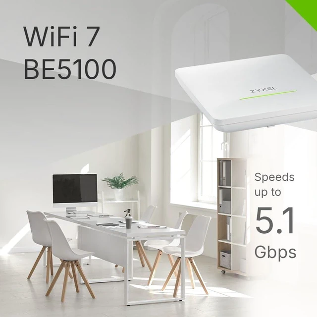 Alt view image 12 of 17 - Zyxel WiFi 7 BE5100 4-Stream Dual-Radio Wireless Access Point for Small Business